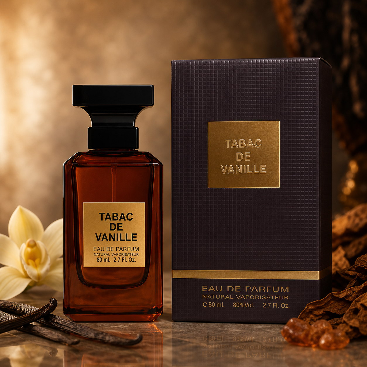Parfum Tobacco Vanille 100ml – Aromă Intensă de Tutun & Vanilie | Persistență Premium