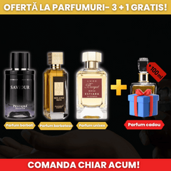 Pachet cu Saviour Pendora Scents 100 ml + Milano Prive 100ml + Barqat Rouge 100ml
