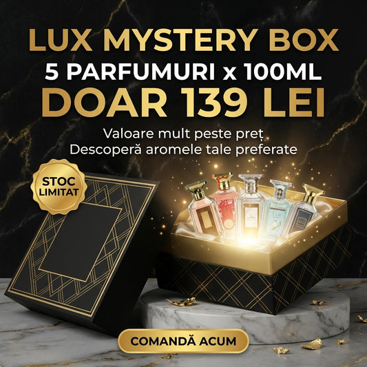 Cutie Surpriză 5 Parfumuri Arăbești - LUX BOX