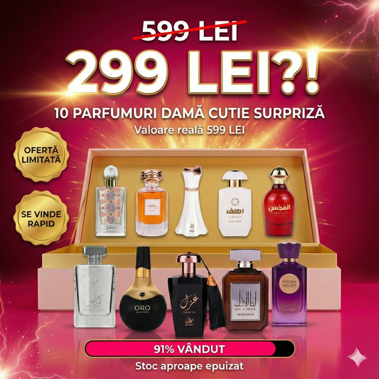 Cutie Surpriză 10 Parfumuri Arăbești VIP de Damă