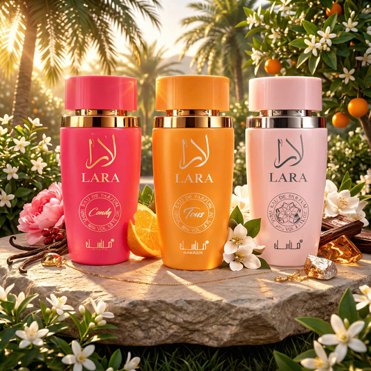 OFERTA LIMITATA ⏳ 3 PARFUMURI DAMA 100ML - LARA CANDY + LARA TOUS + LARA