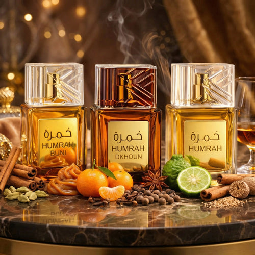 OFERTA LIMITATA ⏳ 3 PARFUMURI DAMA 100ML - HUMRAH + HUMRAH BUNI + HUMRAH DKHOUN