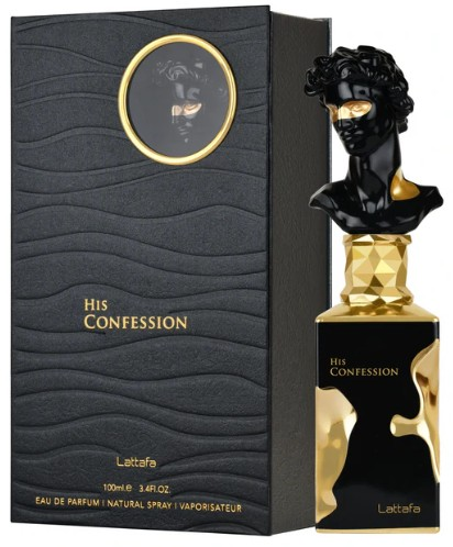 Lattafa His Confession - Apă de parfum pentru bărbați 100 ml