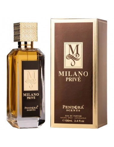 Pendora Scents Milano Prive, apa de parfum, de barbat, 100 ml + CADOU Set pentru barbati Caramelo Lavander&Pachouli