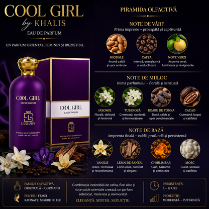 Cool Girl – Khalis, Dama, Apa de parfum, 100 ml